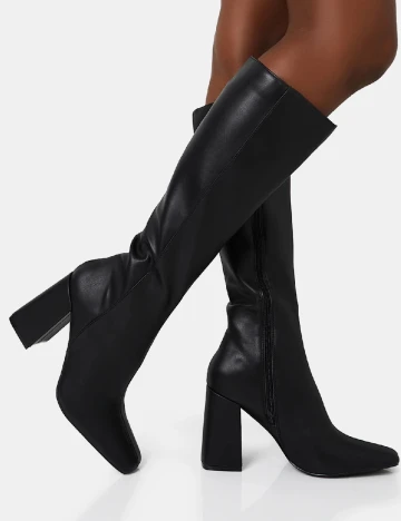 Cizme Public Desire, negru Negru