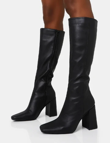 Cizme Public Desire, negru Negru