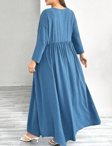 Rochie lunga SHEIN CURVE, albastru