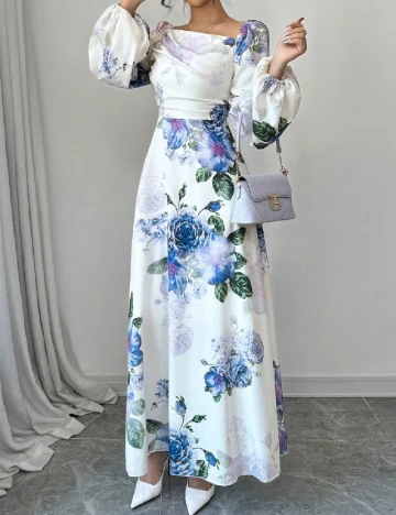 Rochie lunga SHEIN, floral print Floral print