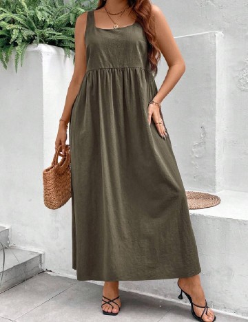 
						Rochie lunga SHEIN CURVE, kaki
