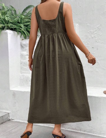 Rochie lunga SHEIN CURVE, kaki