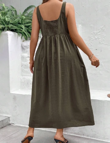 Rochie lunga SHEIN CURVE, kaki