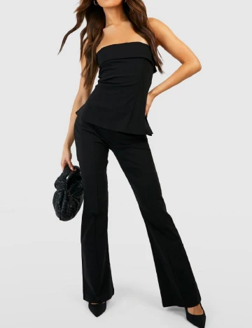Pantaloni Boohoo, negru Negru