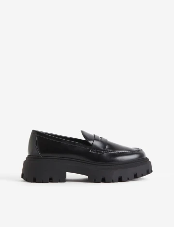 Mocasini H&M, negru Negru