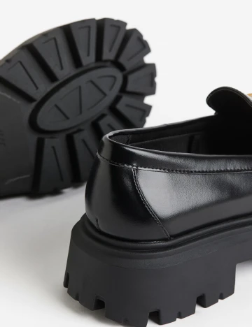 Mocasini H&M, negru Negru