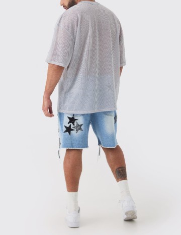 Tricou Boohoo Plus Size, gri