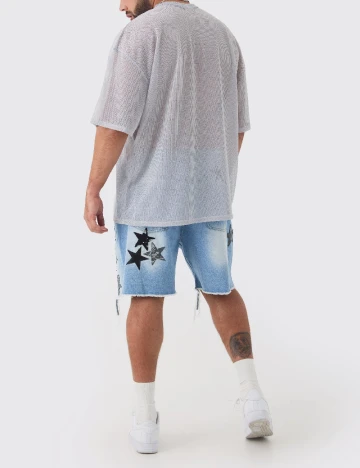 Tricou Boohoo Plus Size, gri