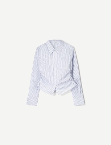 Camasa Bershka, bleu
