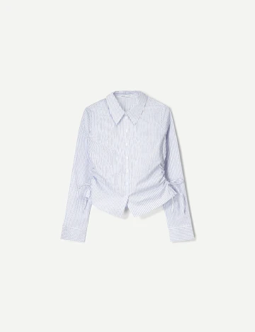 Camasa Bershka, bleu