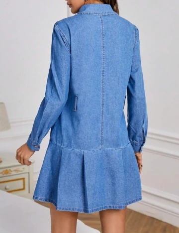 Rochie scurta SHEIN, albastru
