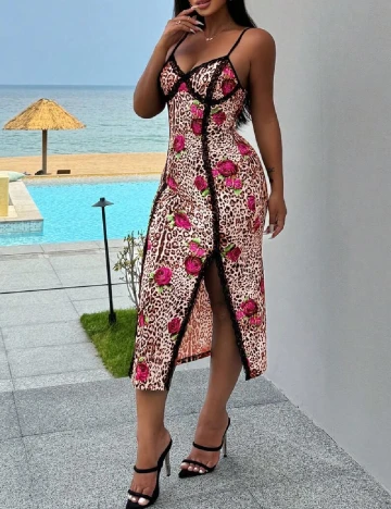 Rochie medie SHEIN, animal print