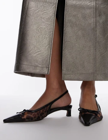 Pantofi Top Shop, animal print Animal print