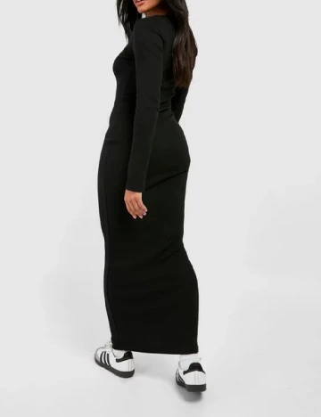 Rochie lunga Boohoo, negru Negru