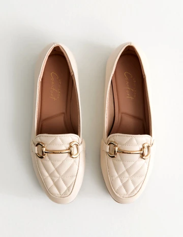 Mocasini New look, crem