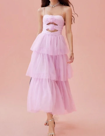 Rochie medie SHEIN, roz