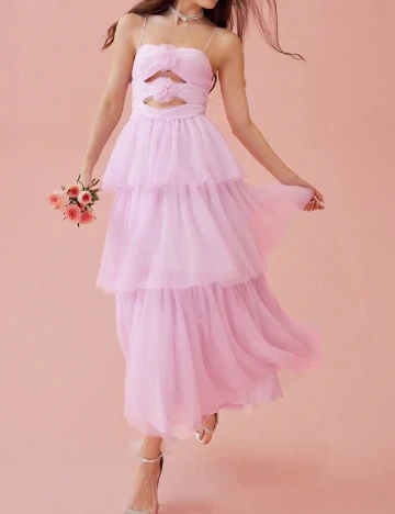 Rochie medie SHEIN, roz
