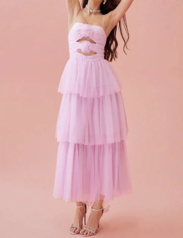 Rochie medie SHEIN, roz