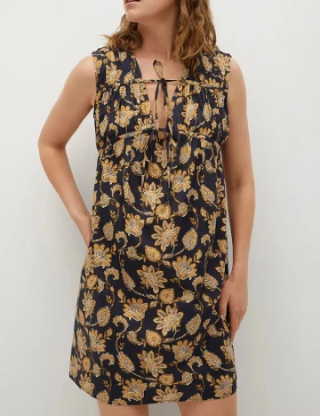 Rochie scurta Mango, bleumarin