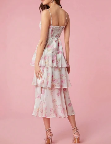 Rochie medie SHEIN, floral print