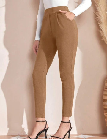 Pantaloni Emery Rose, maro
