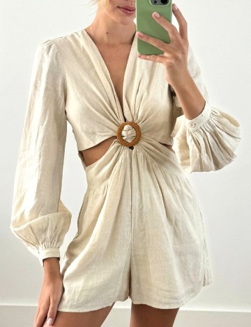 
						Salopeta Style Cheat, crem