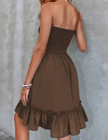 Rochie scurta SHEIN, maro