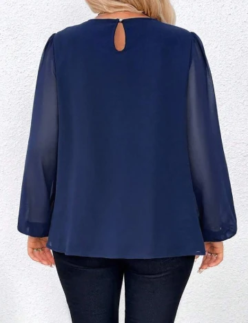 Bluza SHEIN CURVE, bleumarin