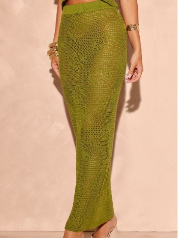 Fusta de plaja PRETTYLITTLETHING, verde