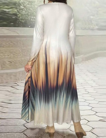 Rochie lunga SHEIN CURVE, mix culori