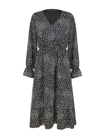 Rochie medie Mela London, negru
