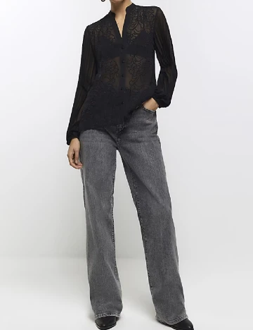 Camasa River Island, negru