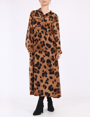 Rochie medie Wednesday sgirl, maro