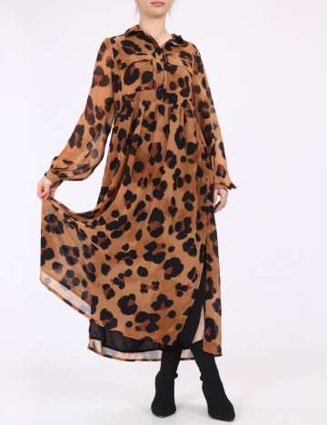 
						Rochie medie Wednesday sgirl, maro