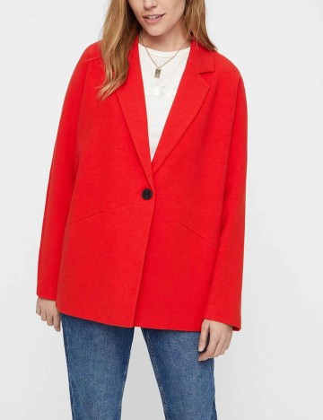 Sacou Vero Moda, rosu, M