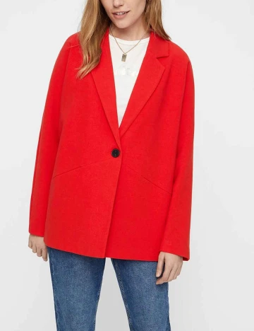 Sacou Vero Moda, rosu, M