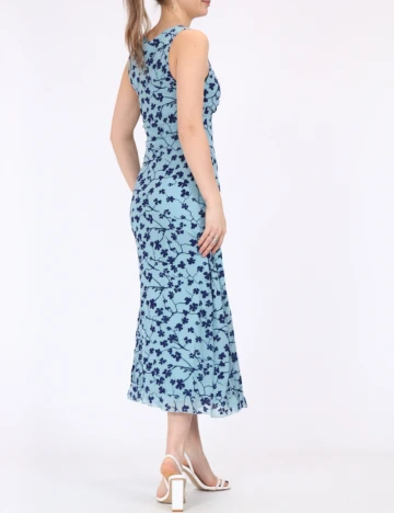 Rochie medie Motel, albastru Albastru