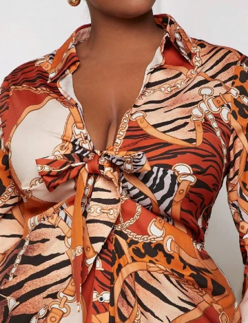 Camasa SHEIN CURVE, mix culori