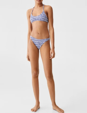 Costum de baie Mango Teen, bleumarin Albastru