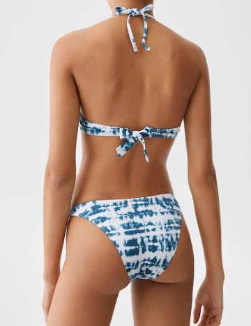 Costum de baie Mango Teen, alb/albastru Alb