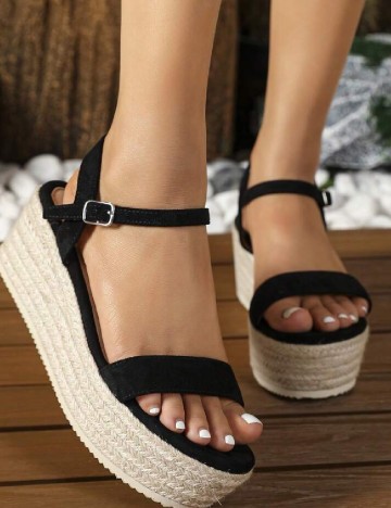 Sandale SHEIN, negru
