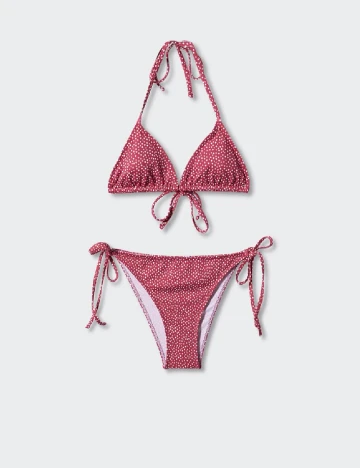 Costum de baie Mango Teen, rosu Rosu