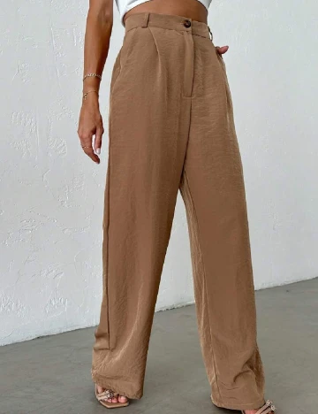 Pantaloni SHEIN, maro