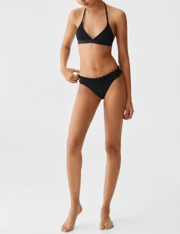 Costum de baie Mango Teen, negru Negru
