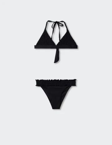 Costum de baie Mango Teen, negru Negru