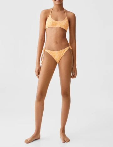 Costum de baie Mango Teen, galben Galben