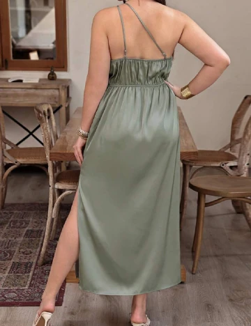 Rochie lunga SHEIN CURVE, verde