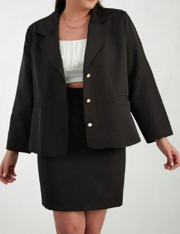 Compleu SHEIN CURVE, negru