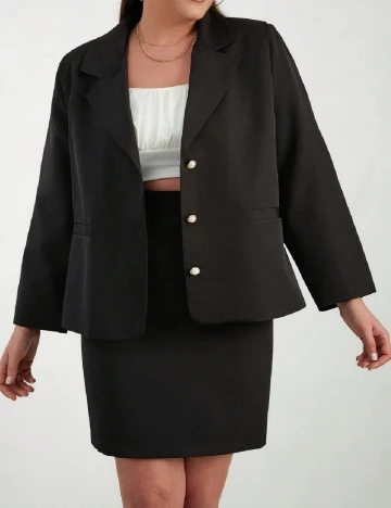Compleu SHEIN CURVE, negru