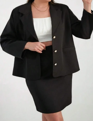 Compleu SHEIN CURVE, negru